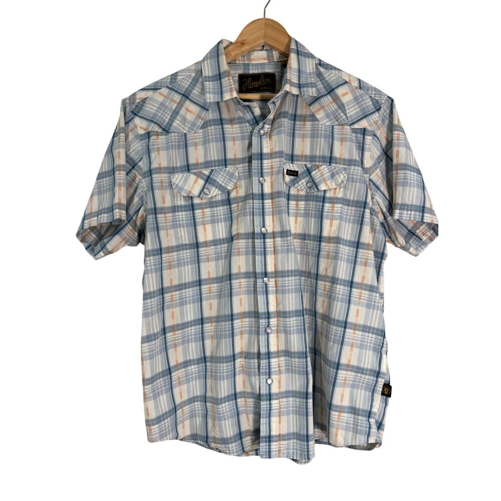 Howler Bros. Pearl Snap front Western Shirt Medium